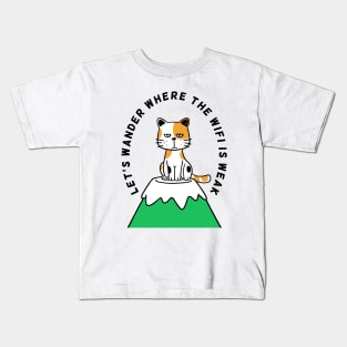 Mountain Cat Kids T-Shirt